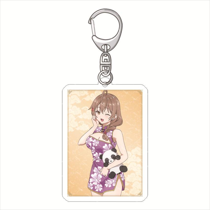 Cartoon Anime Alya Sometimes Hides Her Feelings in Russian Acrylic Keychain Yuki Suou Masachika Kuze Pendant Cosplay Keyring