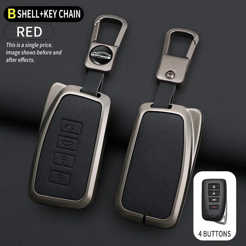 

leather Car Key Cover Case For Lexus NX GS RX IS ES GX LX RC 200 250 350 LS 450H 300H Key Auto Case keychain keyring Accessories