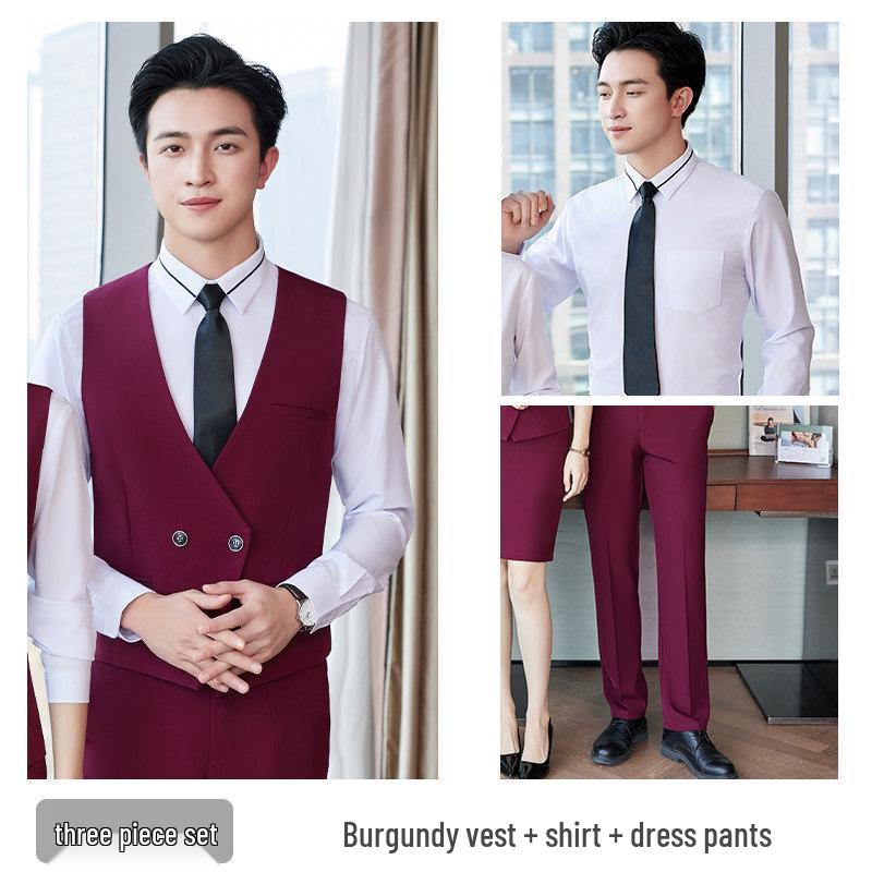 Unisex Professional Vest for Hotel and Catering Staff