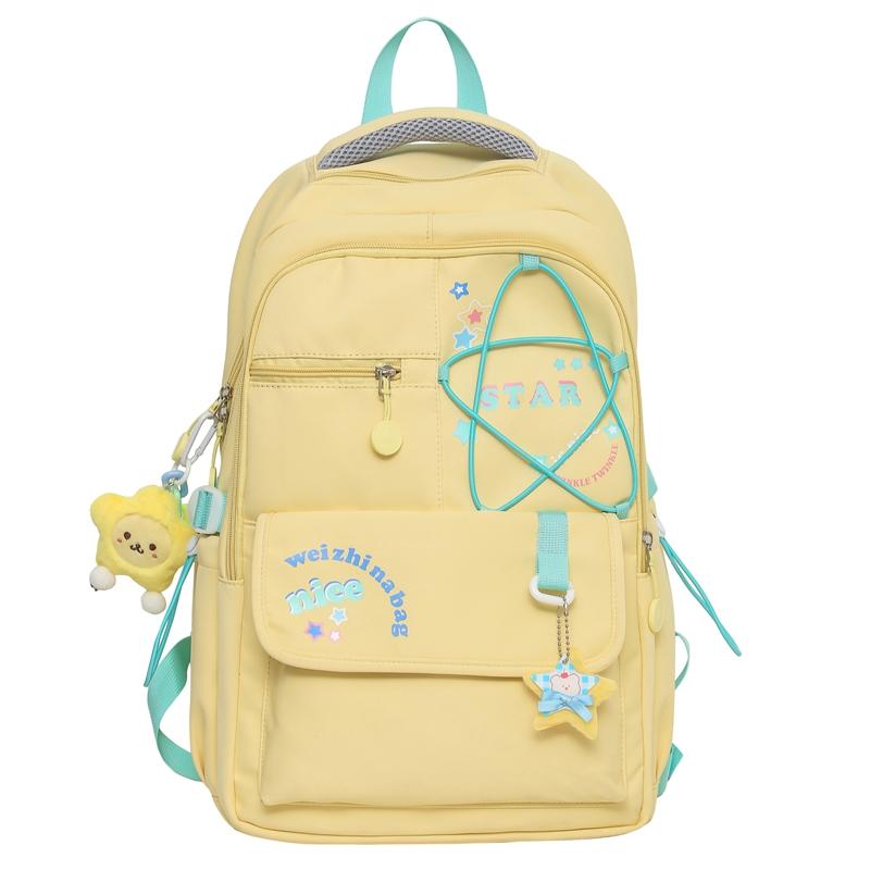 Student Schoolbag Women's Lightweight Large Capacity Star Backpack