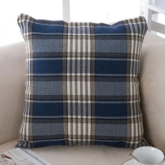 Talos Moderní kostkované pouzdro na polštář Throw Cushion Square Cover Protector Home Car Decor