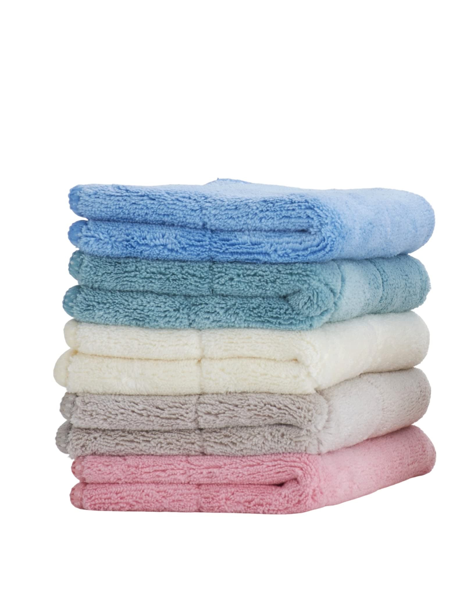 

Nippon Cleantec Пушистая Толстая Салфетка из Микрофибры 5 Штук Ширина 30см Длина 20см Микрофибра Ультратонкое Волокно Кухня Пол Ванная Комната Туалет Влажная Салфетка