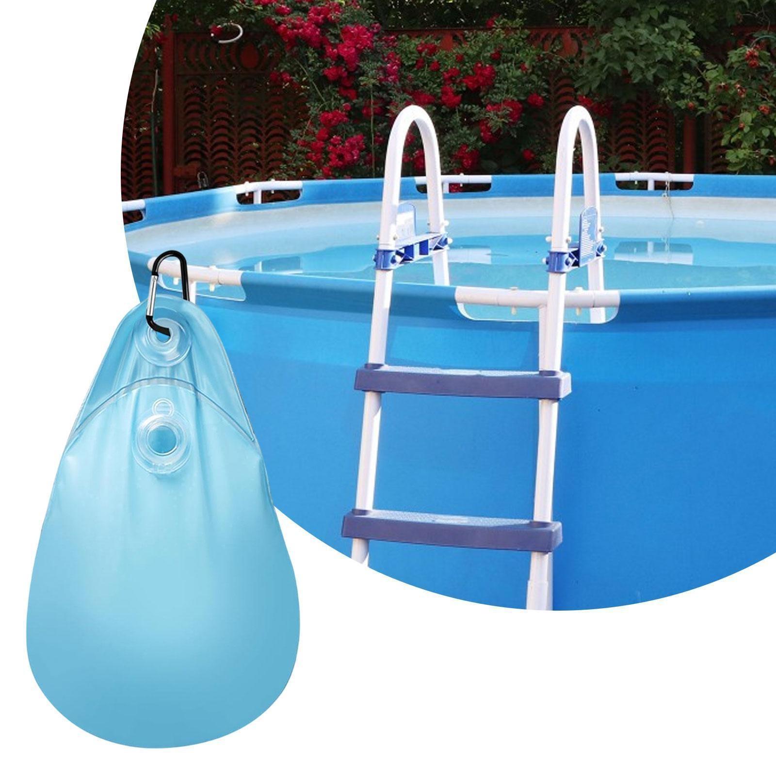 

PVC Pool Water Bag Drop-Shaped Weight Bag Winter Pool Cover Holding Bag one size небесно-голубой