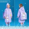 Children's Raincoat for Boys 7 Years Old and Girls 8 Years Old, Full-Body Waterproof, Suitable for Kindergarten Girls and Elementary School Students