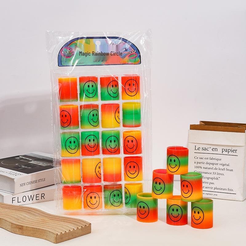 Magic Rainbow Mini Spring: 4.7*5CM Colorful Nostalgic Educational Toy for Kids