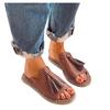 Women's Ladies Fashion Casual Flat Fringe Shoes Slippers Peep Toe Sandals