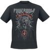 T-shirt in Cotone con Grafica Powerwolf Estiva Unisex Manica Corta Marca di Moda Tee Lusso Casual Vintage Retro Top