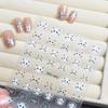 Blaue Augen Siamkatze Nagelsticker 3D Niedliche Cartoon-Tiere Selbstklebend Maniküre-Verzierungen Zubehör DIY Nagel-Slider Aufkleber