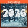 Deer Christmas 2026 Snowman Pvc Window Decals Holiday Home Decor Set Stickers