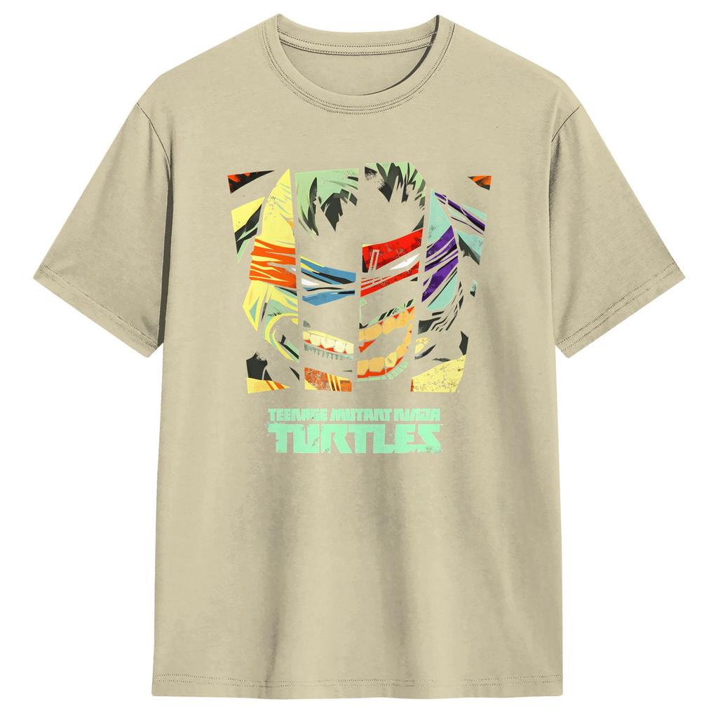 TMNT Face Strips Eastman TShirt Men Vintage TShirts Summer Breathable Harajuku Tee Shirt Cheap Oversized Tops