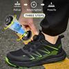 Bezpečnostní obuv s otočným knoflíkem pro muže i ženy Ochranné boty Pracovní tenisky s ocelovou špičkou Odolná proti propíchnutí Nezničitelná boty Pracovní obuv