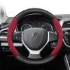 For SUZUKI Suede Carbon Fiber PU Leather Steering Wheel Cover Fit Swift Sport Accessories Sx4 Grand Vitara Jimny Solio Hustler