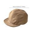 Retro Short Brim Baseball Cap Flat Edge Adjustable Duckbill Cap Solid Color Five-Piece Suede Hat Unisex