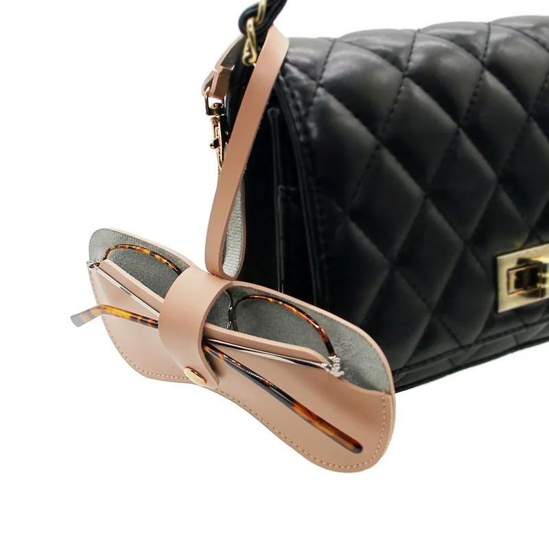New Portable PU Leather Snap Glasses Case Slim Sunglasses Storage Glasses Box 2025 Glasses Bag