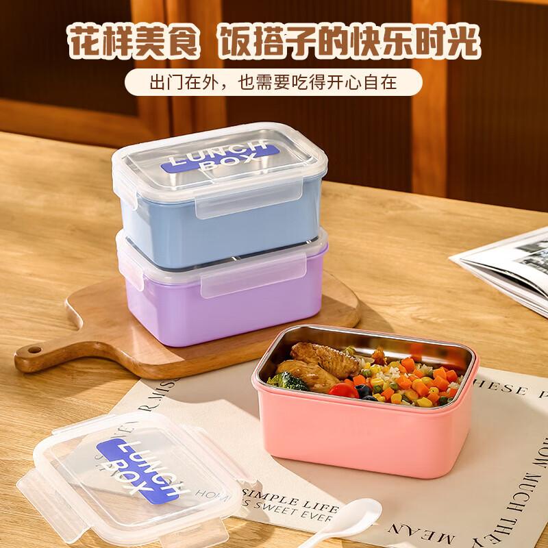 

Hanlu 304 Stainless Steel Insulated Lunch Box with Spoon