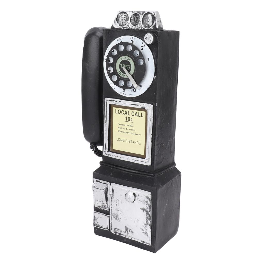 Decorative Phone Model Fashionable Classic Vintage Exquisite Resin Telephone Model Decoration for Bar