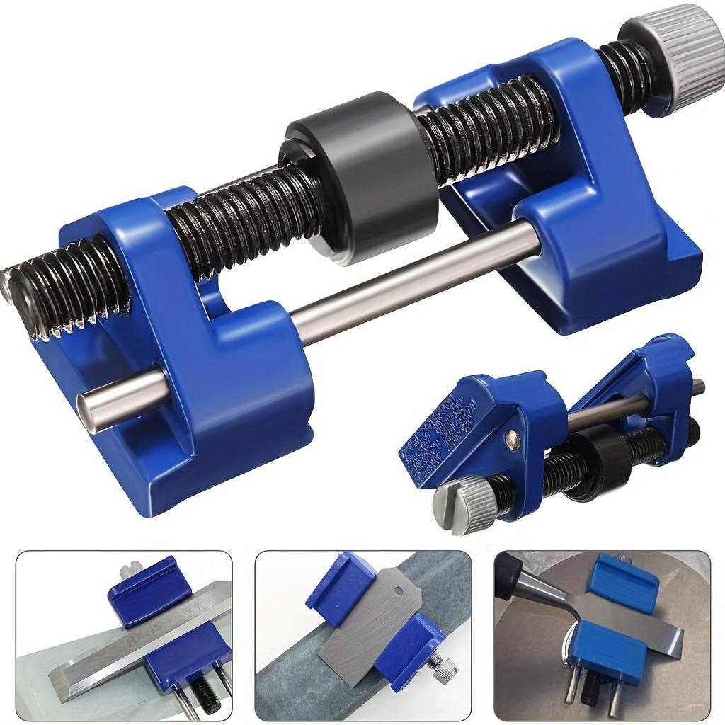 Adjustable Angle Honing Guide with Stone Holder, Professional Sharpening Fixture for Chisels and Planes