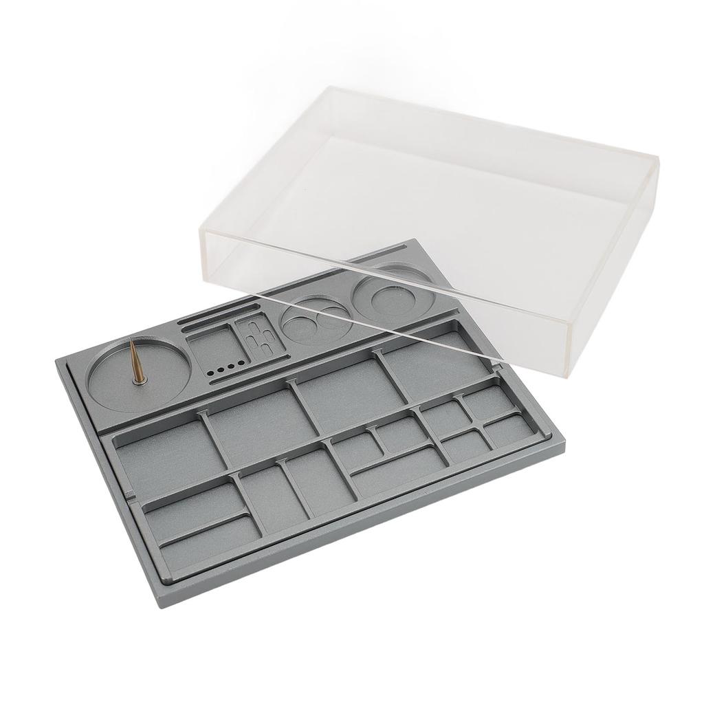 Uhrenteile Aufbewahrungsbox Schrauben Komponente Uhrwerk Aufbewahrung Uhrenteile Organizer Staubschutz Uhr