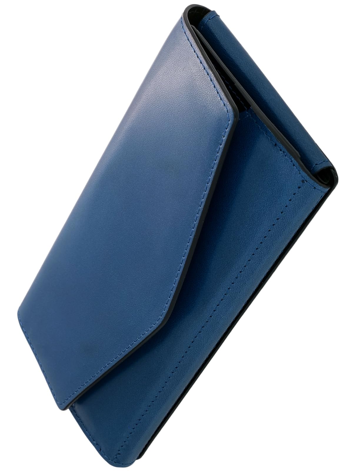 

Revival Loneo basic Small long wallet Genuine leather Tochigi leather Made in Japan [Vintage Productions] (Blue)