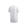 adidas T Shirts Men's White Crew Neck Moderate Straight Fit FN1746