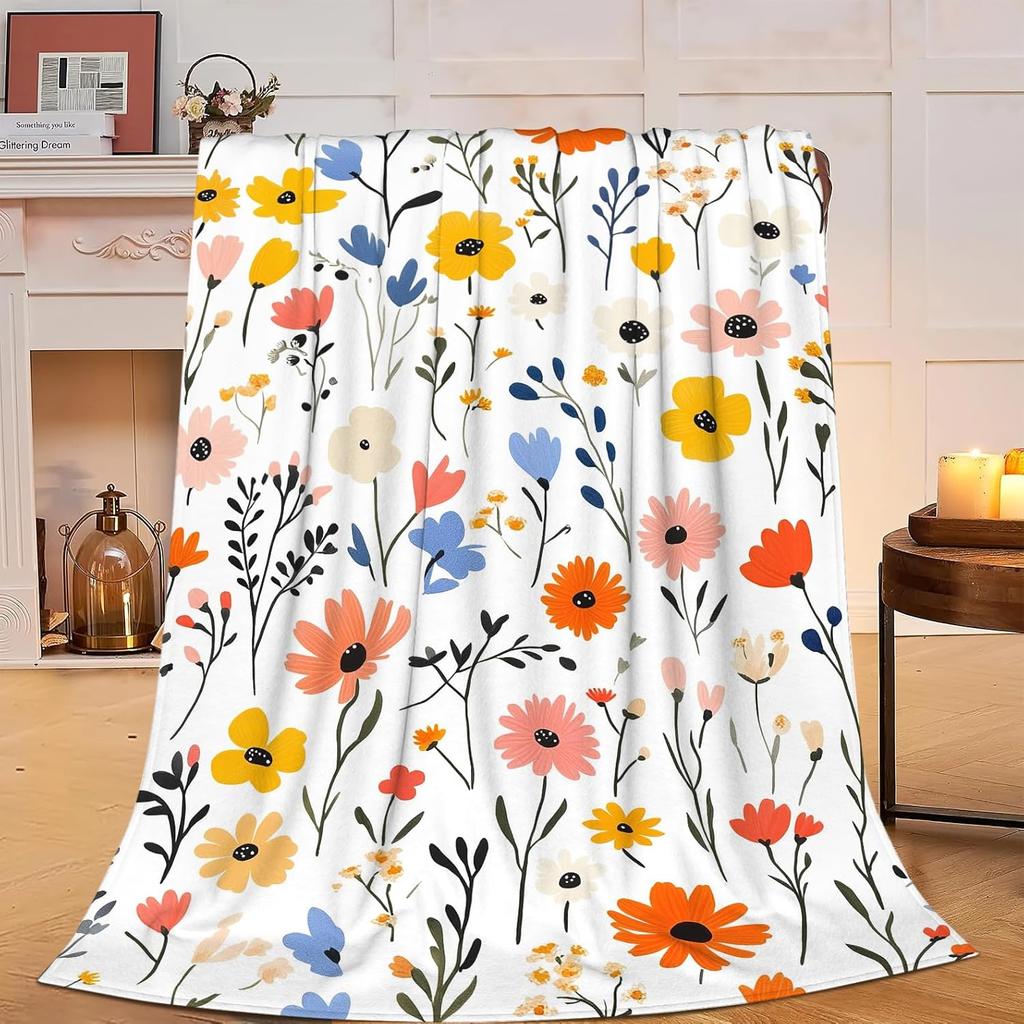 Sports Ball Pattern Throw Blanket Basketball Football Soccer Baseball Design for Kids Room Decor Gift for Him BoyGift