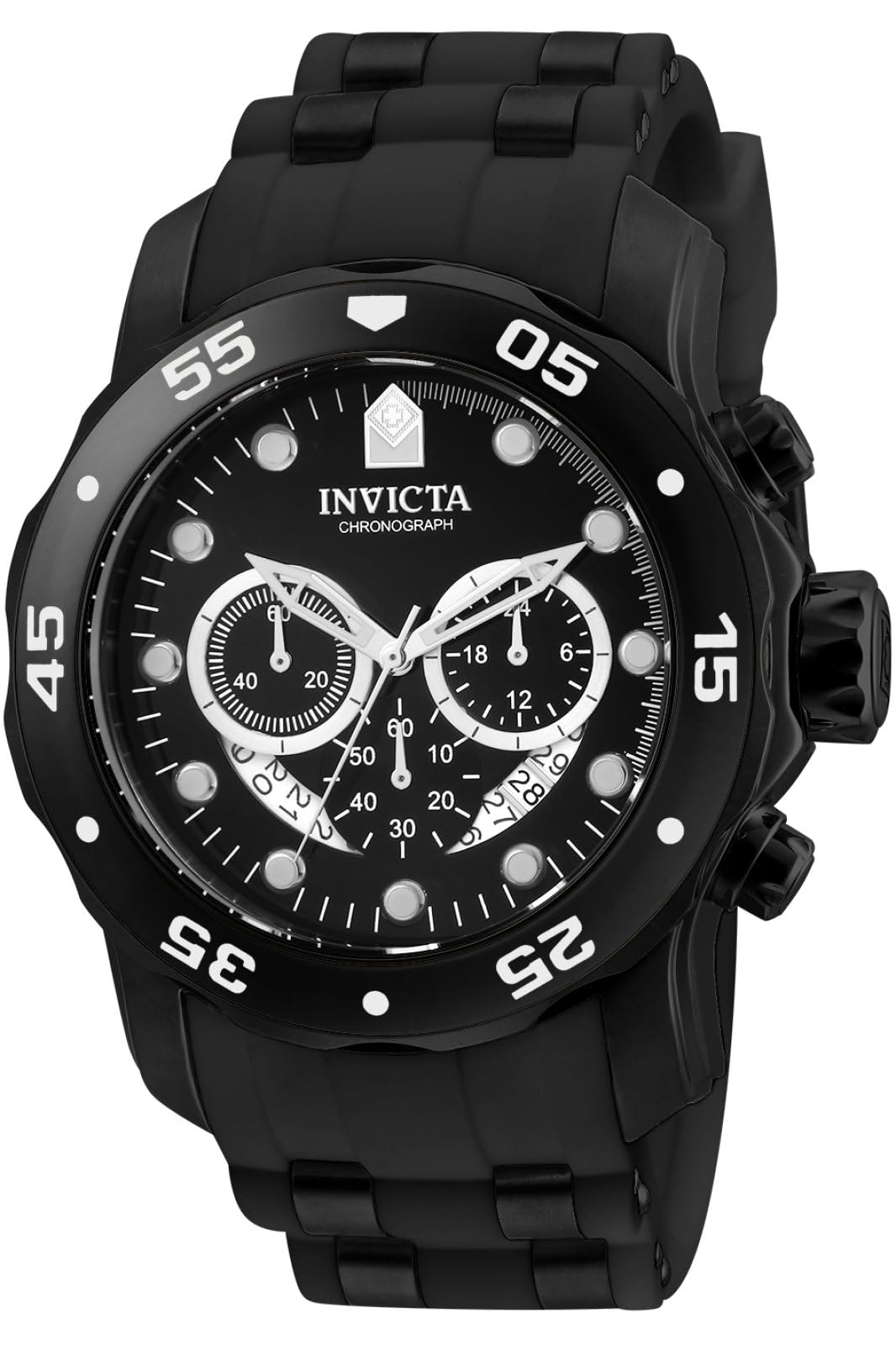 

Pro Diver Quartz 48mm Case Black Stainless Steel Polyurethane Strap Black Dial 6986 Genuine Imported Product [Invicta] Men s [Goods]