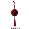 10/1PCS Velvet Wine Red Christmas Balls Christmas Tree Hanging Balls Party Decoration Christmas Spheres Pendant Burgundy Pendant