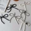 Fashionable Bead Bowknot Phone Charm Keychain Cellphone Chain Stylish Pendant Fashionable Bowknot Keychain Accessory