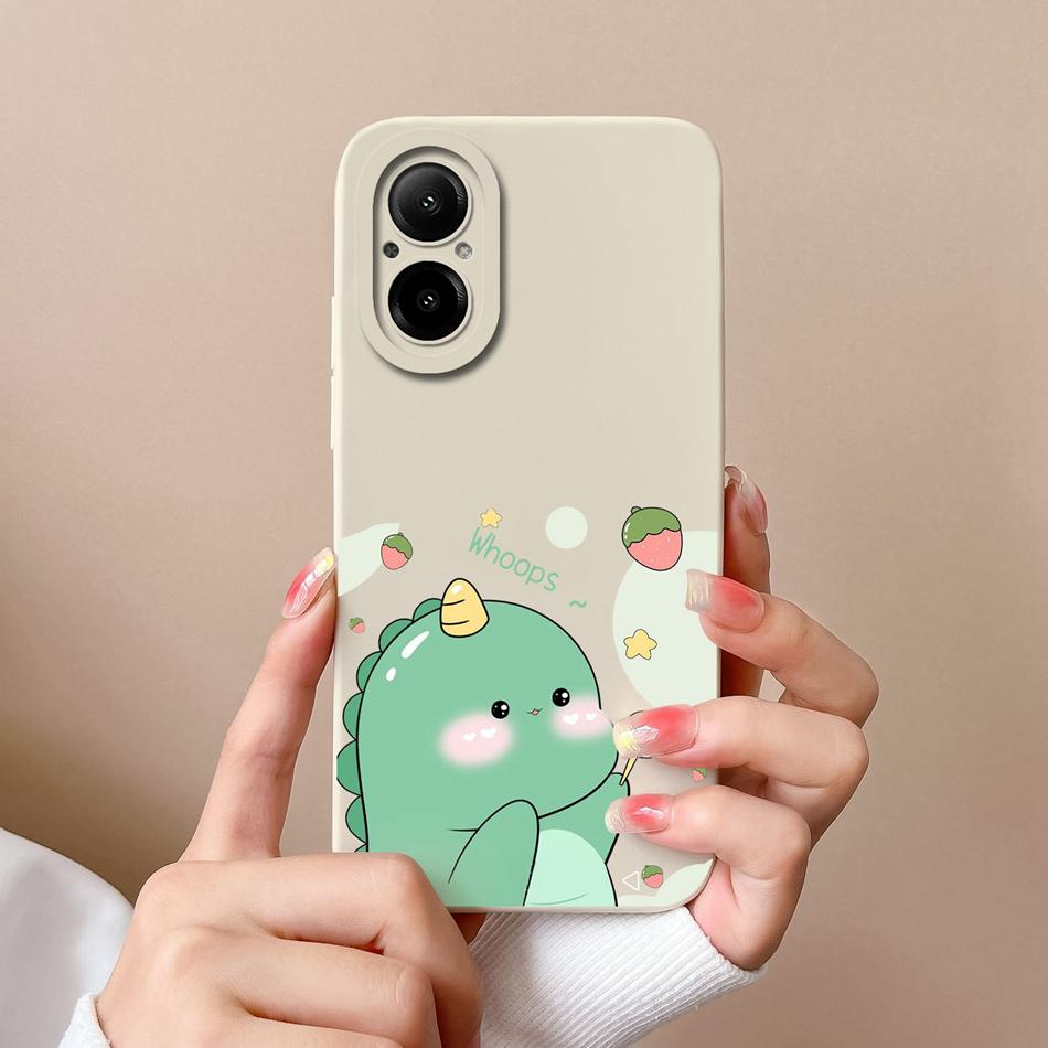 Phone Case For Realme C67 Multiple Patterns Soft Liquid Silicone Full Protection Anti Choc Cover For Realme C 67 Fundas Coque