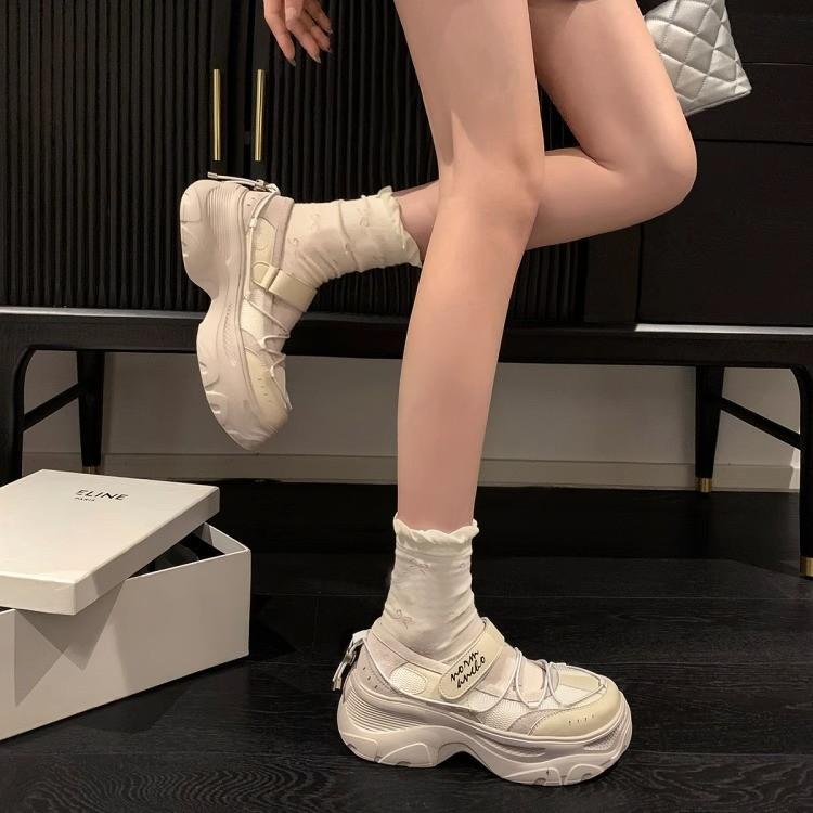 "Ziyan" Revinska~ Ballet Velcro German Training Shoes Women's Summer Platform Sandals Sports Mary Jane Shoes
