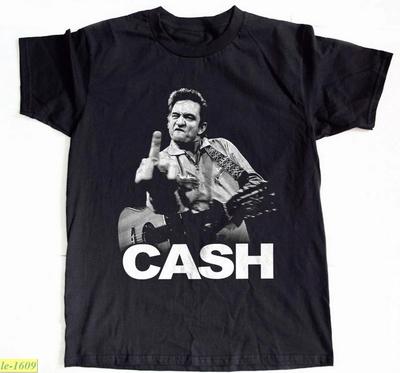 Johnny Cash Singer Black Unisex Heavy Cotton Tshirt Size S5XL Unisex T-Shirt