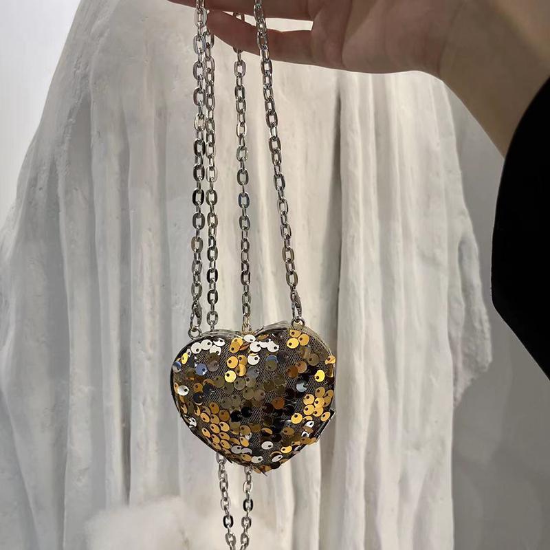 

Новые сумки на плечо с блестками, мини-сумка через плечо, модная универсальная сумка через плечо, модная мини-сумка с помадой для женщин