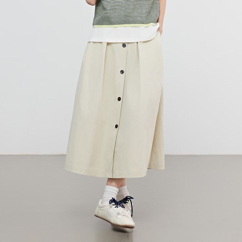 Elva' Island Women's High-Waisted A-Line Skirt