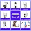 Smart Home WiFi Surveillance Camera with Full-Color Night Vision & Two-Way Audio