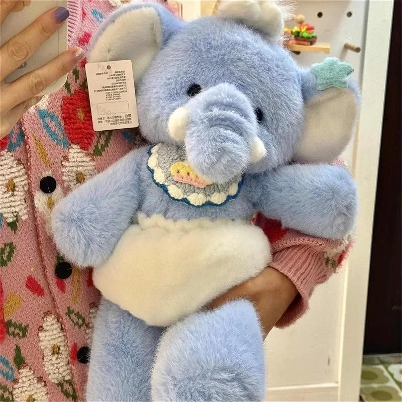 Large Size Benny Elephant Baby Plush Dolls Soft Stuffed Animals Toys Fluffy Pillow Great Birthday Present For Adults And Kids