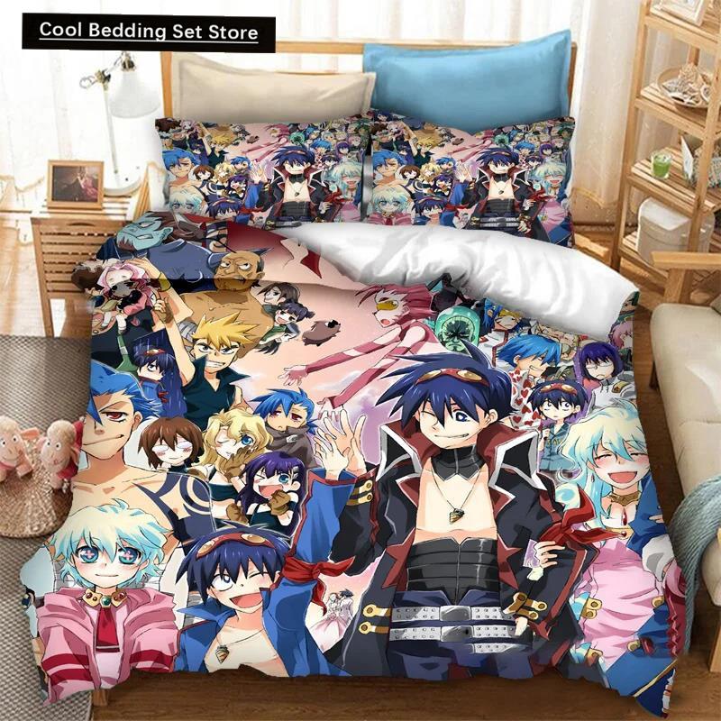 3D Printed Anime Tengen Toppa Gurren Lagann Duvet Cover Bedding Set Double Twin Full Queen King Adult Kid Bedclothes Quilt Cover