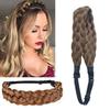 Headwear Women Elastic Braided Headband Wig Twist Headbands Bohemian Braided Hair Band Hair Hoop