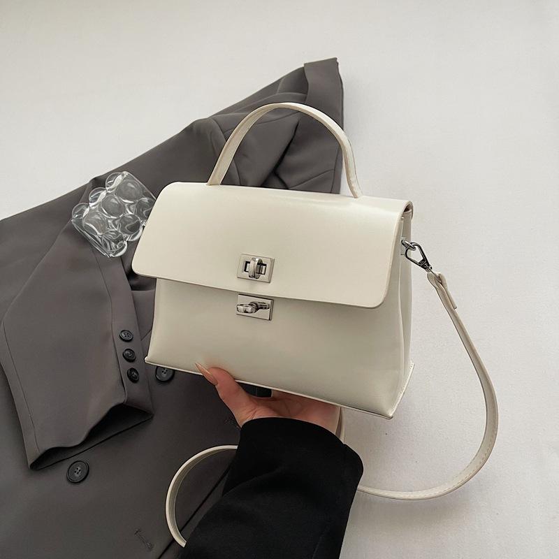 Premium texture retro handbag bag women's 2025 new messenger small square bag popular versatile texture shoulder bag