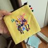 KPop Demon Hunters Makeup Bag Women Cute Anime Canvas Multicolored Pencil Case Zipper Hand-carried Finishing Storage Bags Gift