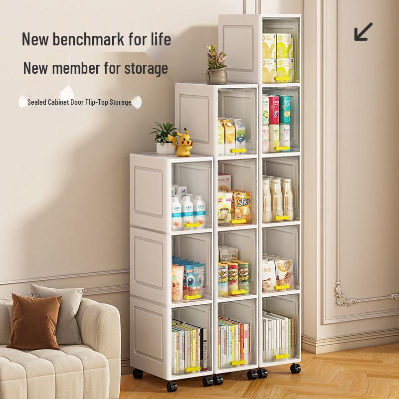 Ultra-Narrow Storage Shelf: Multi-Layer Kitchen, Bathroom Side & Toilet Organizer Cabinet