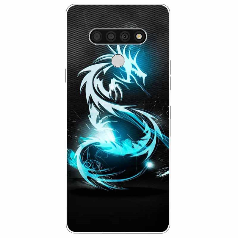Soft Print Cover For LG K51 K61 V50 V60 Thinq Case Cute Cat Silicone Coque for LG K61 V50 Thinq Cases K 61 Shockproof Shell Bag