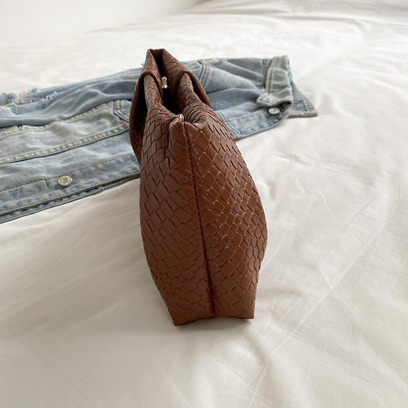 Velkokapacitní taška přes rameno Nová móda Populární Pletená Dojíždění Jednoduché Psaníčko Retro Večerní Kapsa na telefon