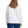 Under Armour Sweat-shirt décontracté à col rond et manches longues de couleur unie pour femmes blanc 1379835-100