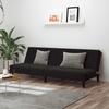 Vidaxl 2-Seater Sofa, Black, Upholstered In Velvet