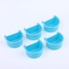 New 5pcs Bird Food Feeding Dish Easy To Install Bird Cage Feeder Bowl For Small Animals Budgie Parrot Parakeets Lovebirds