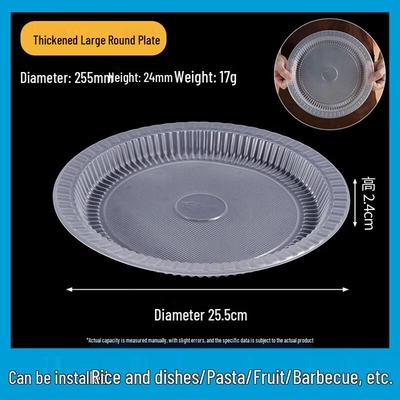 ZISIZ Disposable Plastic Plate