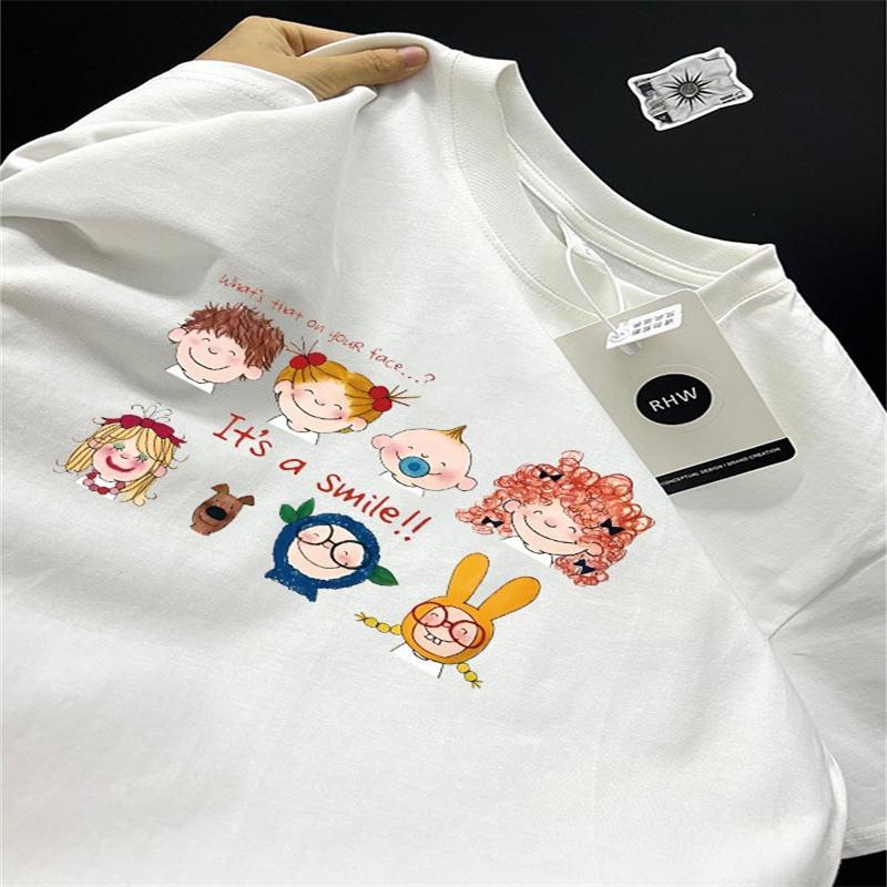 2025Printed Short Sleeve Plus Size Women's Short Sleeve T-Shirt Summer Loose Women's T-Shirt High Quality Letter Pattern CCXX220