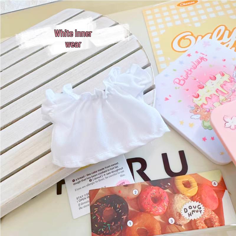 

Комплект одежды для куклы: 10-15см Крутая Горячая Девушка Кожаная Юбка на Подтяжках и Белая Рубашка 10cm