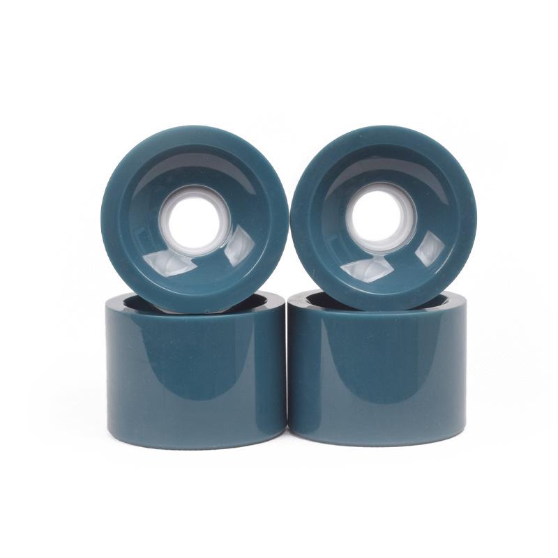 Mehrfarbige 78A High-Rebound Weiche PU-Räder für Street-Cruising - Longboard, Skateboard, Roller