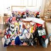 3D Printed Anime Bakuon!! Bedding Set for Boys Girls Duvet Cover And Pillowcase Twin Queen King Full Single Double Sizes